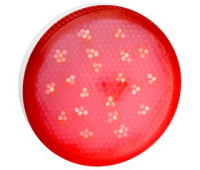 Ecola GX53   LED color  8,0W Tablet 220V Red Красный матовое стекло (композит) 28x74 Solnechnogorsk