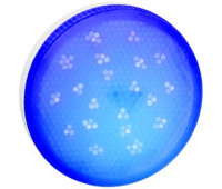 Ecola GX53   LED color  8,0W Tablet 220V Blue Синий матовое стекло (композит) 28x74 Solnechnogorsk