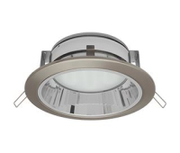 Встраиваемый потолочный точечный светильник-спот Экола GX70 H6Rс рефлектором. Сатин-Хром. Solnechnogorsk